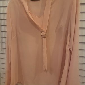 Pale pink blouse
